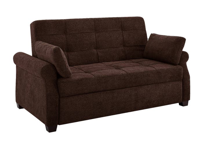 Hampton Brown Serta Loveseat Sofa Bed