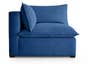 Organic Sofa Modular Corner Chair - Ready Made - Blue Hemp