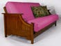 Hibiscus- Solid Organic Cotton Twill Futon Cover 