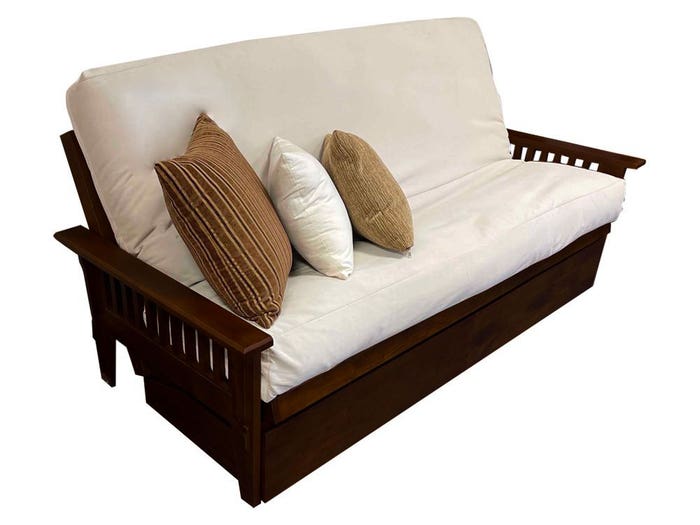 Hokkaido Hardwood Futon Frame - Walnut