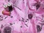 Fields Of Honey-Pink Sateen - Floral Pattern Organic Cotton Futon Cover 