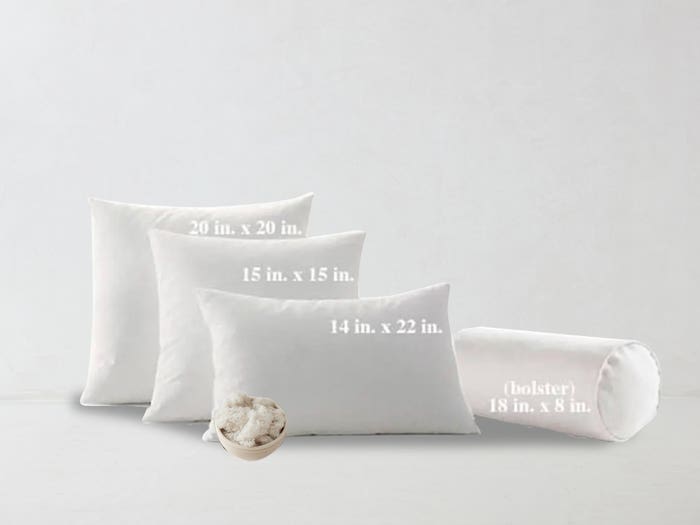 Organic Cotton Decorative Pillow Insert