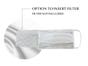 Cloud Grey Organic Cotton and Silk Face Mask For Children & Adults