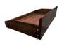 Hokkaido Walnut Hardwood Futon Frame Drawers