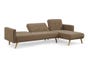 JENNA SECTIONAL SOFA CONVERTIBLE KHAKI
