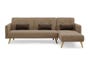 JENNA SECTIONAL SOFA CONVERTIBLE KHAKI