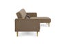 JENNA SECTIONAL SOFA CONVERTIBLE KHAKI