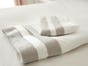 Kayla Sheet Sets Linen & Silk Flange Border