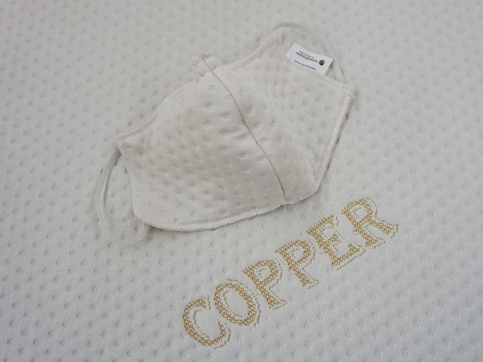 Children's Copper Infused Organic Cotton Barrier Fabric Child Face Mask - Organic Cotton Face Mask - Kids Face Mask - The Futon Shop