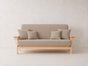 KILIMS PLUS Tobacco 100% Cotton Futon Cover Okeo Tex