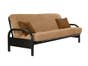 Leslie Textured Futon Cover - Saffron