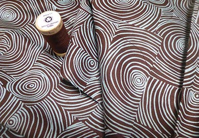 Let It Grow Brown Twill- Organic Cotton Futon Cover