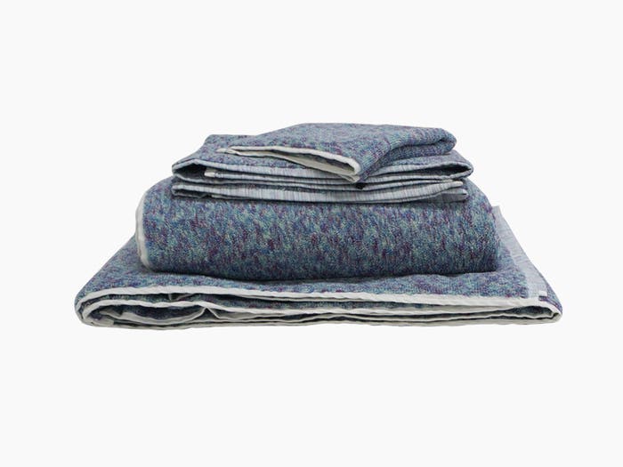 Linen Lavender Blue Melange Towel 
