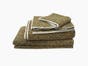 Linen Orange Green Melange Towel