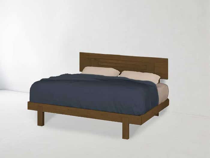 The Loft Natural Bed Frame - Choose Size