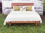 Loft2 Natural Chemical Free Wood Platform Bed Frame Cherry
