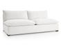Organic Armless Loveseat Modular