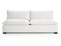 Organic Armless Loveseat Modular