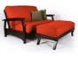 Lucky Rust Futon Cover 