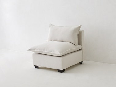 Organic Armless Modular Chair - Modern Modular Chair - 