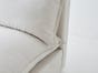 Organic Armless Loveseat Modular - Modern Modular Furniture System - Custom Made To Order