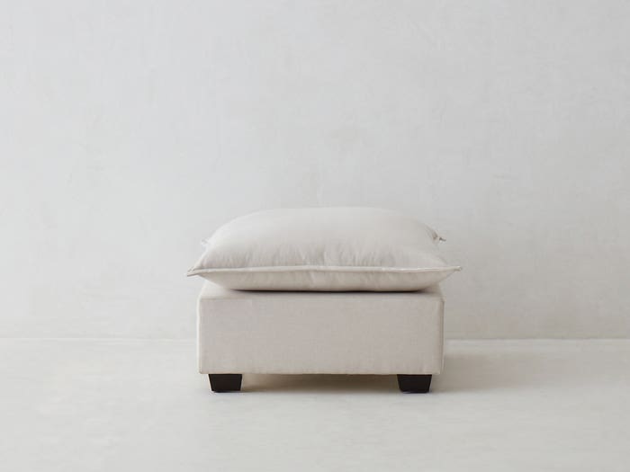 Organic Ottoman 30x30 Modular - Modern Modular Ottoman - Custom Made To Order