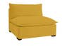 Organic Sofa Modular Chair - Ready Made - Mustard Wool