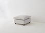 Organic Sofa Modular Ottoman - Ready Made - Bone Cotton