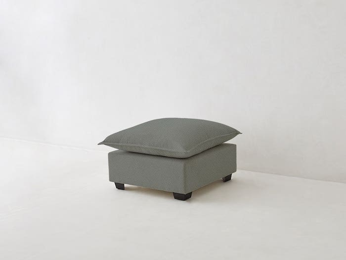 Organic Sofa Modular Ottoman - Ready Made - Ocean Linen