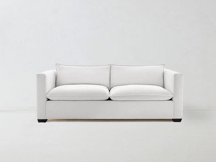 Organic 2 Arms Modular Loveseat - Contemporary Modular Furniture - Custom Made To Order