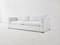 Organic 2 Arms Modular Loveseat - Contemporary Modular Furniture - Custom Made To Order