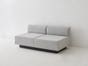 Quick Ship NBJ No Arm Modular Loveseat