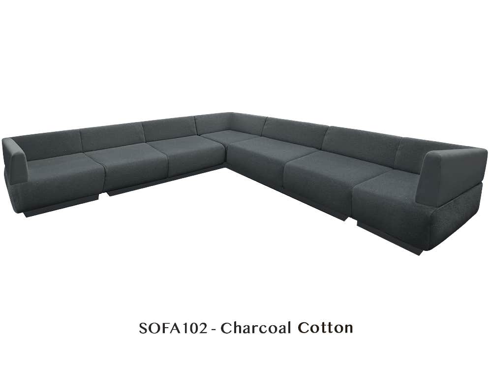 Jucar 5 seater corner cheap sofa set