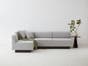 Quick Ship NBJ No Arm Modular Loveseat