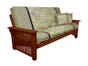 Nikko Wood Futon Frame in Dark Cherry