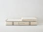 Non Tufted Topper Wool - 2 Inch Thick Wool Non Tufted Mattress Topper Soft