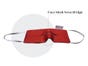 Chili Pepper Red Organic Cotton and Silk Face Mask For Children & Adults
