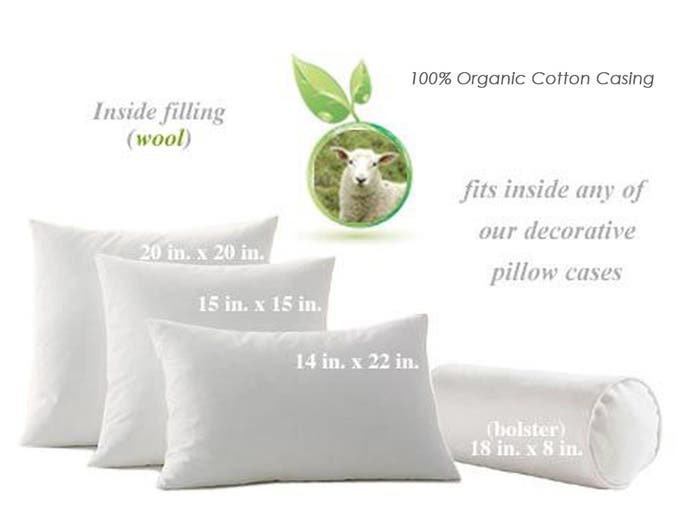 Wool Decorative Pillow Insert