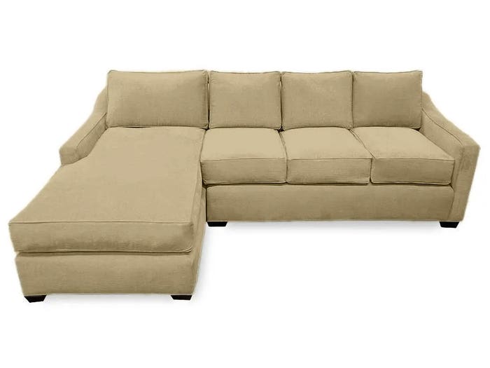 Daisy Sectional Sofa - Ready Made - Right Hand Sitting Chaise -Khahi Linen