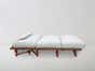 Freedom Chaise Outdoor Futon Frame Cherry With Natural Teak Oil Finish - Chemical Free