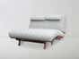 Freedom Chaise Outdoor Futon Frame Cherry With Natural Teak Oil Finish - Chemical Free