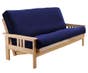 Classic Royal Blue Outdura Weather Resistant Futon Mattress Cover  (FA769H)