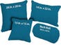Oz Teal Green Outdura Fabric Weather Resistant Pillow (pfa763H)