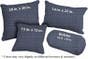 PARKER CHARCOAL THROW PILLOWS
