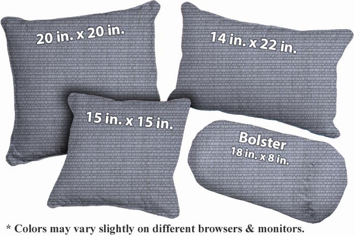 PARKER GRAPHITE THROW PILLOWS