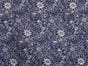 Mulberry Silk Face Mask With Organic Cotton Blue Batik Print For Children & Adults