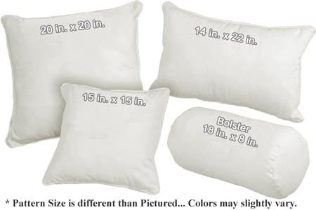 Organic Cotton Twill Winter White Throw Pillows 14 in X 22 in