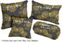 Organic Cotton Eyes of the World Pattern Throw Pillows