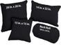 Beefy Bull Black Throw Pillows