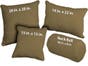 Beefy Bull Earth Throw Pillows